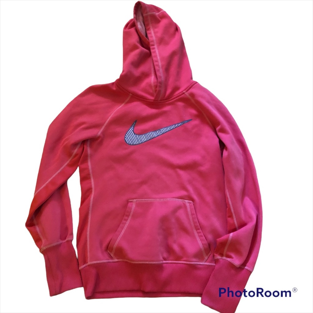 Women’s Nike Sweatshirt Therma-Fit Size Small, snug fit, salmon pink color